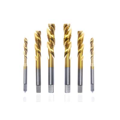 China Non-ferrous metal high speed steel coated taps for different types of combination drills in manufacturer factory for sale