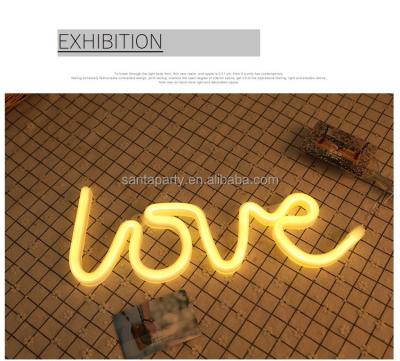 China Festival Indoor Decoration PVC IP44 Indoor Festival Led Love Decoration Light for sale