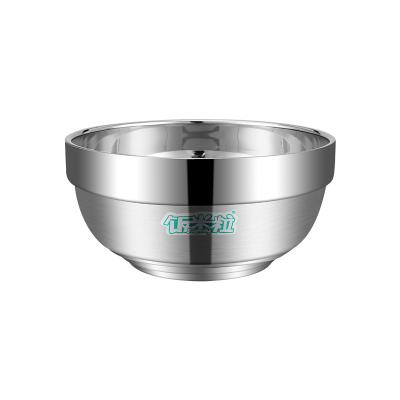 China Sustainable Rice Bowl Stainless Steel Heat Insulated Double Walled Rice Bowl for sale