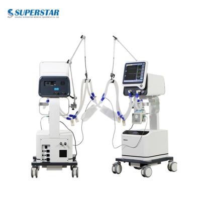 China Emergency Department ICU ICU and Ventilator with ETCO2 Large Touch Screen and Humidifier for Standard for sale