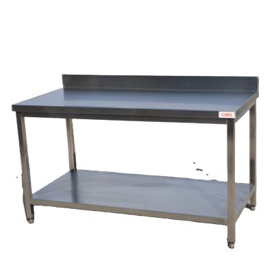 China Kitchen Work Table 201 304 Commercial Free Standing Stainless Steel Kitchen Work Tables for sale