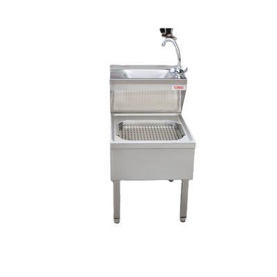 China With Faucet Commercial Sanitary 304 Stainless Steel Unit Hand Wash Janitor Sink for sale