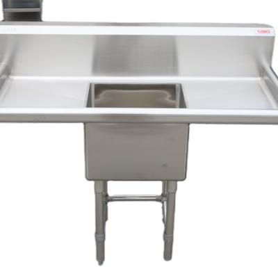 China With Hot Selling Cast Faucet Bowl One Compartment Stainless Steel Sink for sale