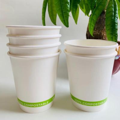 China Recycled Hot Double Materials Wall PLA 12OZ Paper Cup for sale