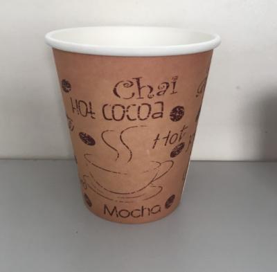 China PLA Single Wall Compostable Paper Vending Cups for sale