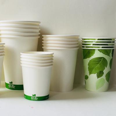 China 8oz Disposable Paper Coffee Cups/240ml Paper Coffee Cups/Single Wall Paper Cups for sale