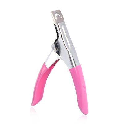 China Professional UV Gel False Nail Art Clipper Cutter False Nail Tips Nail Art Clipper Cutter Stainless Steel Manicure U One Word Edge Trimmer Clippers for sale