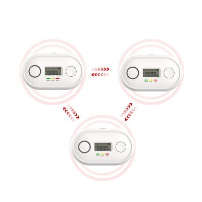 China Linked Carbon Monoxide Linked Alarm With CO Density Display For Home Security EN50291 Certification Battery Operated Sensors for sale