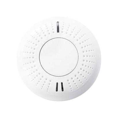 China WiFi wireless remote control and linked smoke detector which can be linked with RF433MHz smoke detector heat alarm and CO alarm for sale