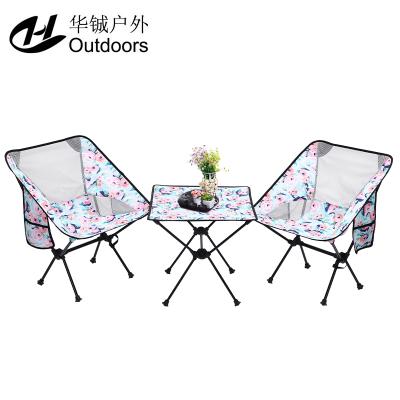 China Wholesale Cheap Picnic Easy Carry Aluminum Folding Table and 2 Chairs Folding Table and Chair for sale