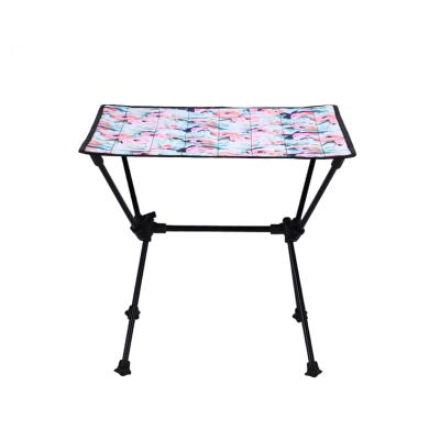 China Easy Carry Fold Up Portable Adjustable Aluminum Beach Table BBQ Outdoor Picnic Cafe Dining Camping Folding Table for sale