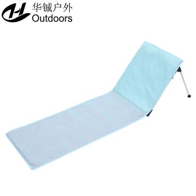 China Adults Beach Sofa Mat Bed Padded Outdoor Folding Chair Mat Portable Folding Beach With Adjustable Backrest for sale