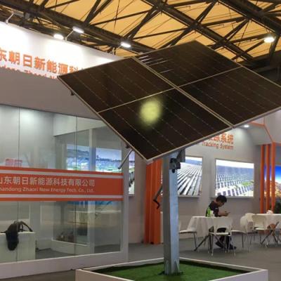 China Dual Axis Sun Solar Panel Tracker Of Hot Galvanizing Q235/Q345 Material for sale