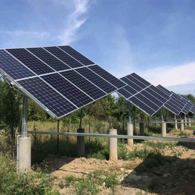 Chine 15-25 Degree Tilted Single Axis Solar Panel Tracker Of 3KW, 5kW, 10KW Load Power à vendre