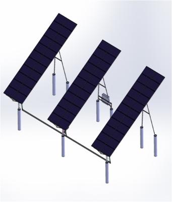 China SunChaser ZRT Single Axis Solar Tracker Of 0.5kN/M2 Wind & Snow Load Easy For Installation for sale