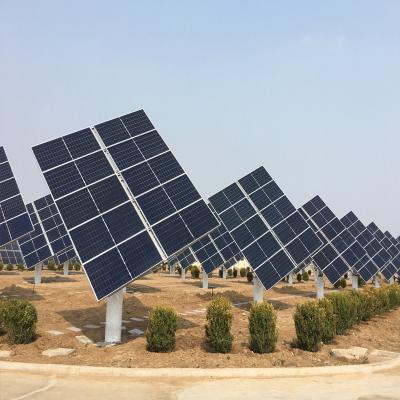 China Hot Galvanized Bracket Dual Axis Solar Tracker Monocrystalline Silicon System zu verkaufen