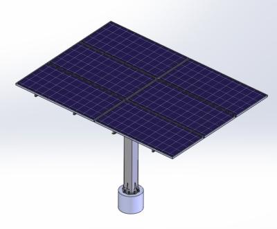 Chine 0.5kN/M2 Wind Load Automatic Solar Tracker Of Hot-Dipped Galvanized Steel Material à vendre