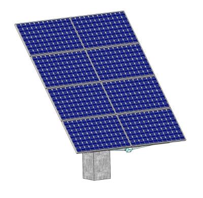 China High Quality And Smart Control Two Axis Solar Tracking System With GPS + Time Control zu verkaufen