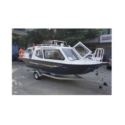 China aluminum boat cruiser packing yacht cabin fishing yacht made in china for sale