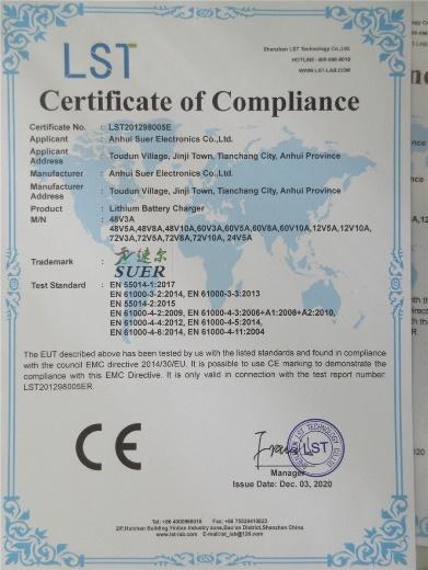 CE - Anhui Suer Electronics Co., Ltd.