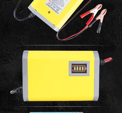 China Universal Smart 12V Car Electric Battery Charger Motorcycle Lead Acid Battery Charger for sale