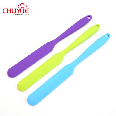 China Viable silicone spatula set (3pieces-bule, purple, yellow) for sale