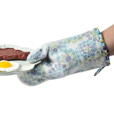 China Silicone Household Dish Golove Best Kitchen Silicone Oven Mitt Non-Stick Glove for sale