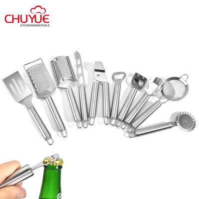 China Sustainable Hot Sale Kitchen Instruments Cooking Tool Utensil Stainless Steel Kitchen Accessories Sets for sale