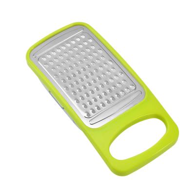 China Sustainable Kitchen Multifunctional Grater Plastic and Stainless Steel Grater Fruit and Vegetable Grater for sale