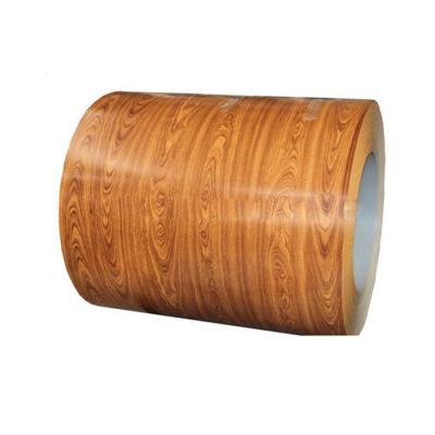 China Wooden Color Coated / Prepainted Galvalume / Galvanized Steel Coil PPGI PPGL for sale