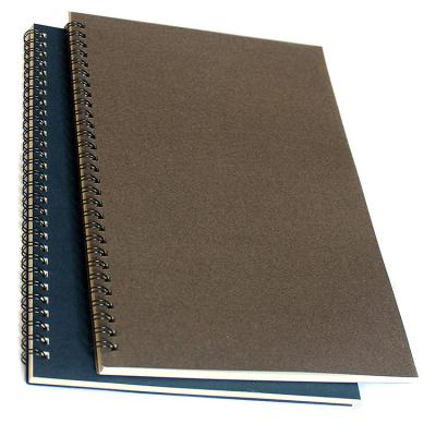 China Eco-friendly Advertising Paper Wholesale Promotion Notebook Custom Printing Paper A5 Cover Dairy Lined Spiral Notepad With Logo for sale