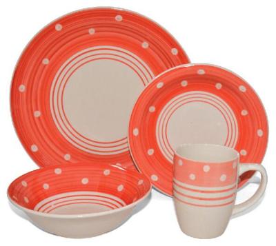 China Disposable Dinnerware Sets Charger Dishes Ceramic Plates Dishes for sale