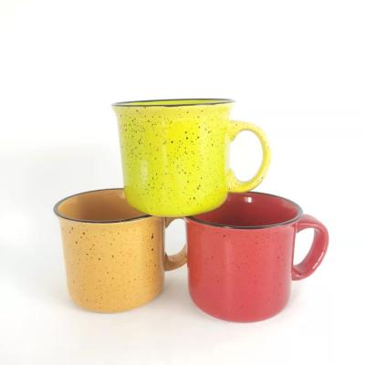 China Large Disposable Wholesale Colorful Beer Mug Home Used Porcelain Tableware Cheap Porcelain Milk Mugs Ceramic for sale