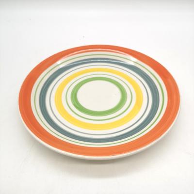 China Disposable Ceramic Dishes Sets Wholesale Tableware Sets Stock Customized Porcelain Dish for sale