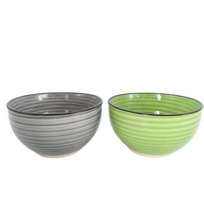 China Wholesale 5.5 inch disposable ceramic bowl dinner set with unspillable serving bowl porcelain baby bowl for sale