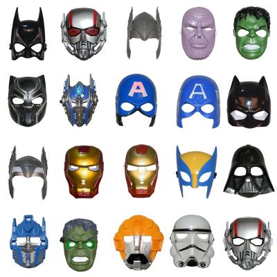 China Holloween Mask Superheroes Action Numbers Light Up and Voice Face Mask Models Decorate Children's Halloween Mask Gift Party Masks for sale