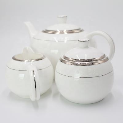 China Sustainable High Quality Bone China 17 Pcs Fine Tea Set Made in Tangshan, Hebei, China for sale