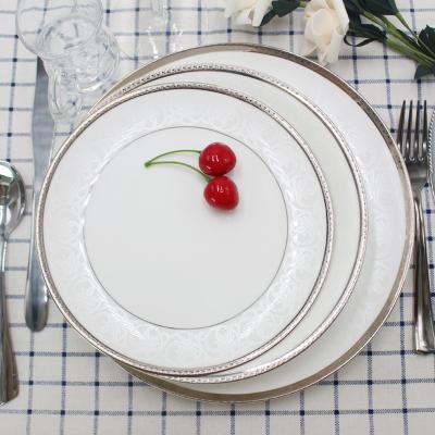 China China Sustainable Bone China Dinnerware 18 Pcs Ceramic Dinnerware Dinnerware China Manufacturer Plates Dinner Set for sale