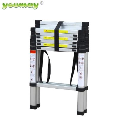 China Folding Ladders Folding Aluminum Telescopic Portable Ladder AT0418A for sale