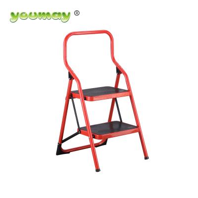 China Hot Selling Collapsible Safe Folding Folding Ladders Steel Step Ladder On Sale for sale