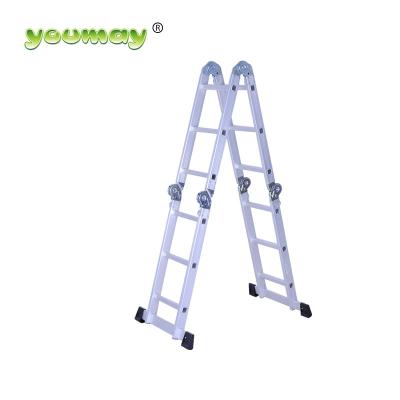 China Selling Folding Ladders Online Types Safety Aluminum Telescoping Universal Ladder for sale