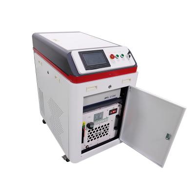 China Exterior Paint Rust Cleaning Clean 1500w Paint Coat Laser Machine Laser Rust Metal Cleaning Machine For Sale for sale