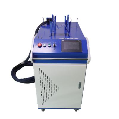 China Outdoor Office 1000W 1500W 2000W Derusting Handheld Outdoor Rust Paint Laser Cleaning Machine for sale