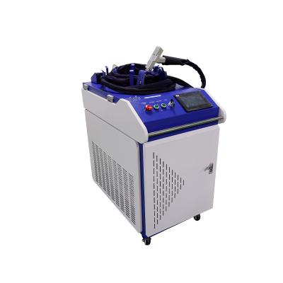 China Hotel Customized Raycus Max Aluminum Stainless Steel Water Cooling Handheld 1500W Fiber Laser Welding Machine for sale