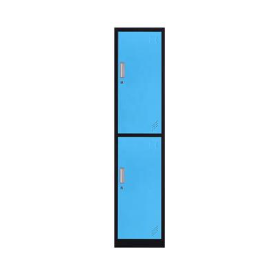 China Morden Two Door Cabinet Student Dorms / Changing Cabinets Bathrooms Cold Rolled Steel Lockers for sale