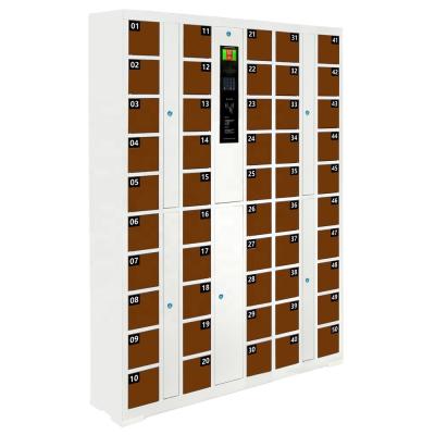 China School Manufacturer's Direct Selling 50 Door Card Swiping Electronic Mobile Phone Charging Cabinet for sale