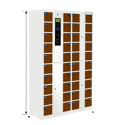 China Morden Manufacturer Direct Sales High Quality 30 Door Fingerprint ID Mobile Phone Charging Cabinet for sale