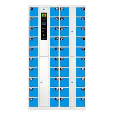 China Supermarket high efficiency and environmental protection door fingerprint identification mobile phone charging cabinet 40 for sale