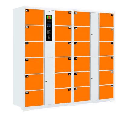 China Hot School 24 Door Fingerprint Identification Electronic Lockers for sale