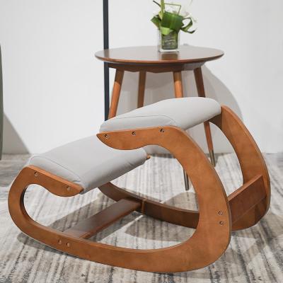 China Modern Correction Chair Kneeling Solid Wood Children's Study Chair Anti-Humpback Correction Sitting Position Office Computer Chair for sale